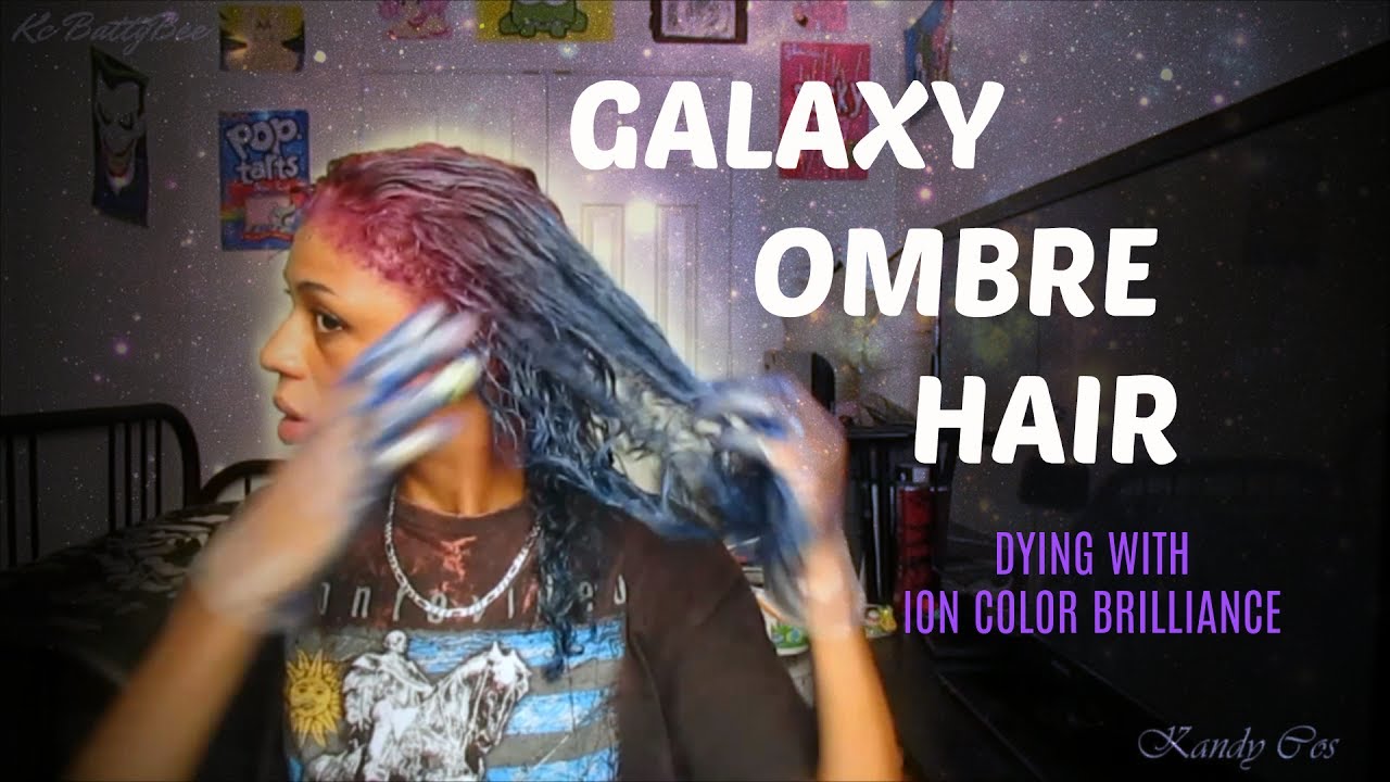 Galaxy Ombre Hair Ion Color Brilliance Radiant Orchid Sky
