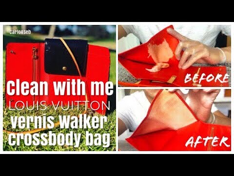 How To Remove Sticky or Peeling Interior Lining of Louis Vuitton Bag | Clean with me| Carlo&Seb ...