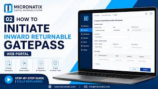 2- How to Initiate Inward Returnable Gatepass | Web Portal | Fully Explained