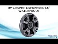 RV Graphite Speakers 6.5" Waterproof