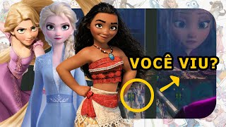 21 DETALHES e SEGREDOS em Enrolados, Moana e Frozen da Disney