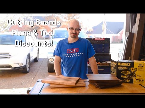Capa de Cutting Boards and Plans on Sale!