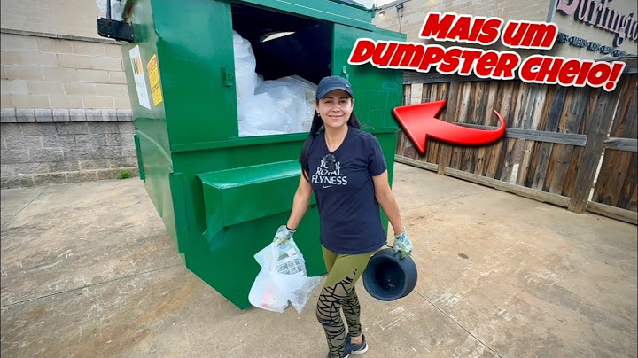 Another dumpster FULL of trash from the United States!🇺🇸