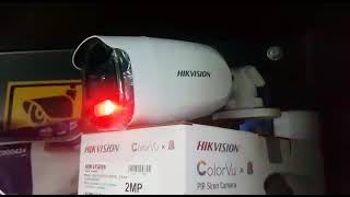 Cámara Hikvision con luz estrobo y sirena. Información: 0992867230