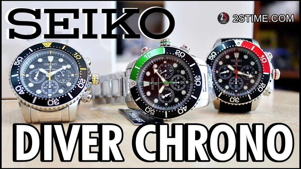 SEIKO Prospex Collection - Best Diver Chrono Under 350 - YouTube