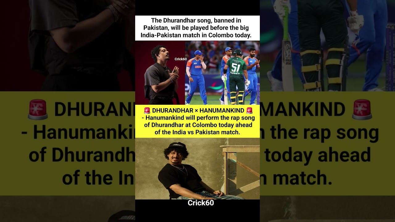 Dhurandhar Song to Echo in Colombo Before India vs Pakistan Blockbuster Clash 🎶🏏
