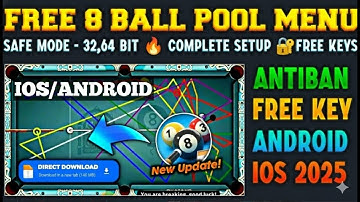 🎱 8 Ball Pool AIM MOD Tutorial 2025 iOS & Android New Update | Long Line + Auto Aim 8 BALL POOL HACK