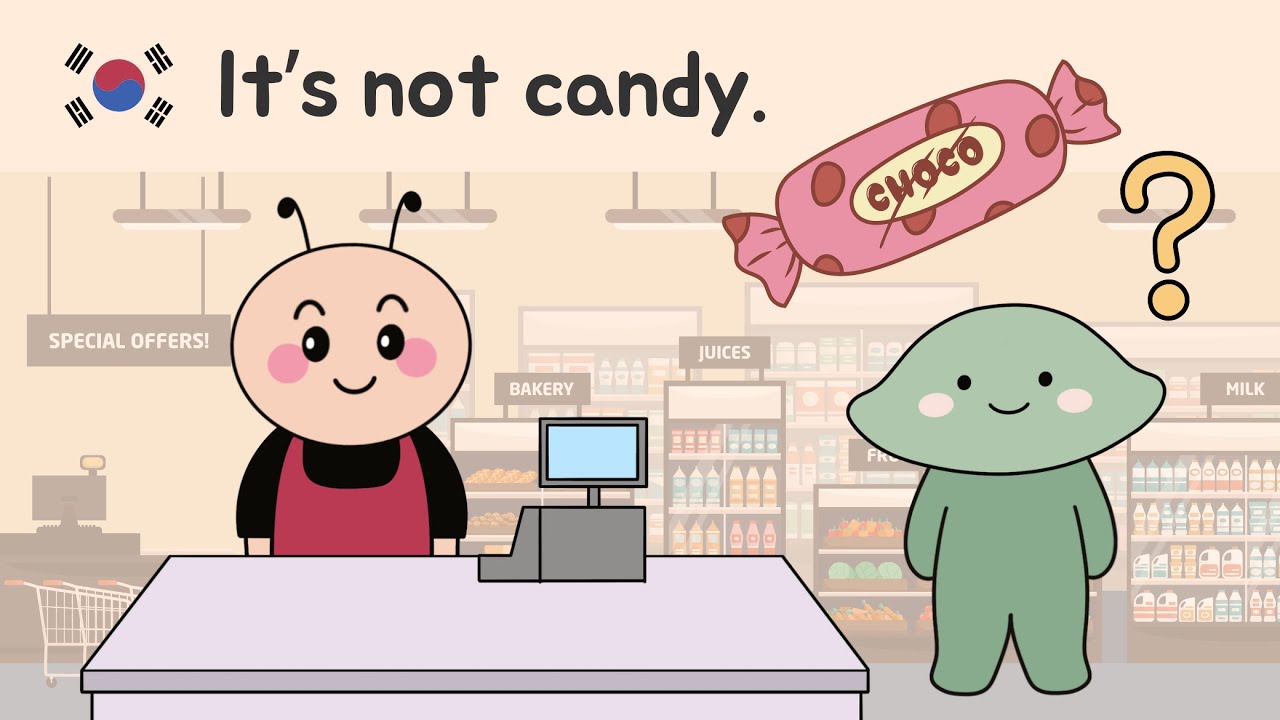 🇰🇷 Polite Korean Conversation | Basic Korean Grammar [이에요/예요] [이/가 아니에요] | Korean Listening