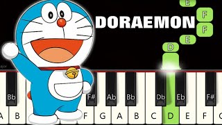 Doraemon Theme Song 🔥 | Piano tutorial | Piano Notes | Piano Online #pianotimepass #doraemon screenshot 3