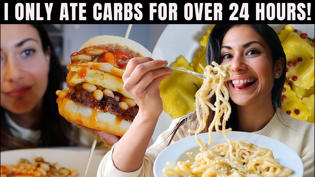 I ONLY ATE CARBS FOR 24 HOURS... *was 48 hours lol*