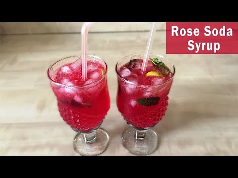 refreshing-rose-syrup-soda-|-rose-mint-soda-syrup