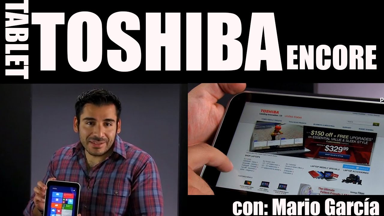 Tablet PC Toshiba Encore How to install New Windows 8.1 - YouTube