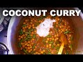 Creamy coconut chickpea curry