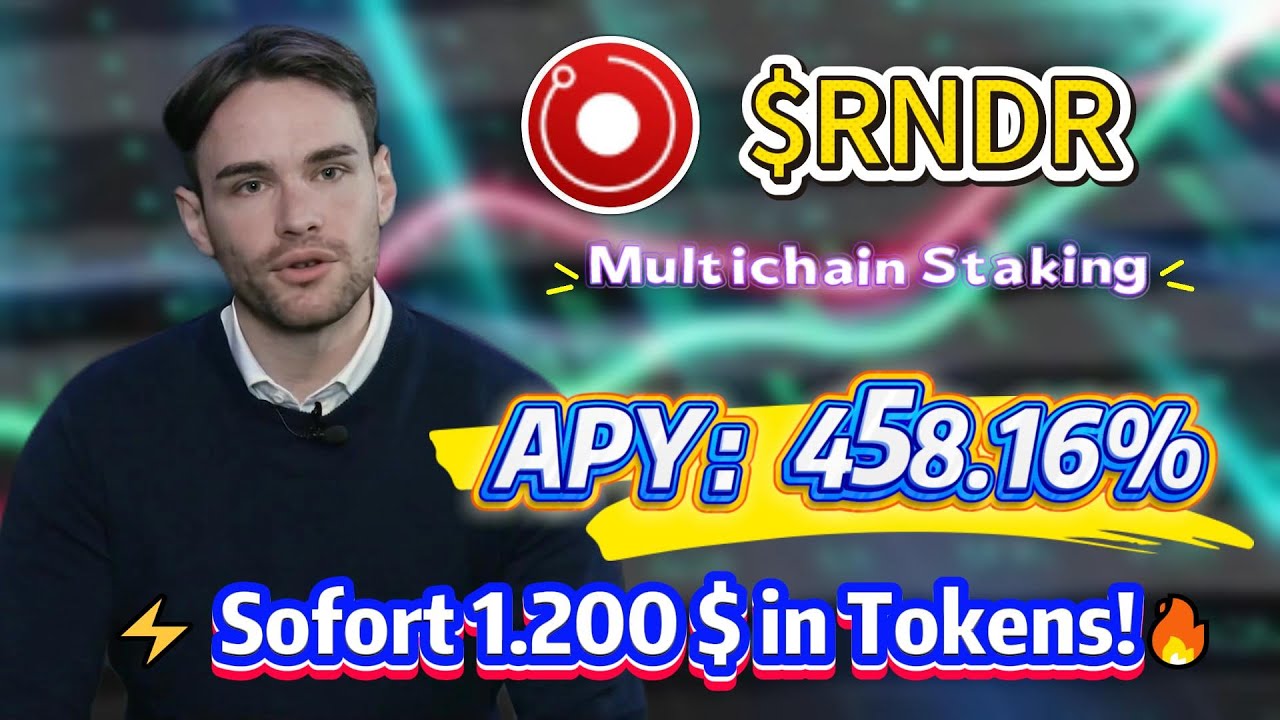 Baixa do mercado? Faça stake RNDR em Render e garanta APY 458.16%% como hedge