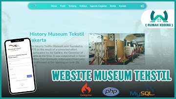 Website Museum Tekstil berbasis web menggunakan Framework Codeigniter 3