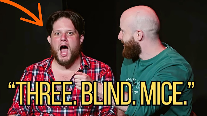 "Three Blind Mice" | He can only speak in 3 WORDS AT A TIME | The '3 WORD' game | Shoot From The Hip