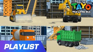 [Playlist] Clang Clang Bang Bang Let's Build( More) | Tayo Sing Along Show1,2 | Songs for Kids
