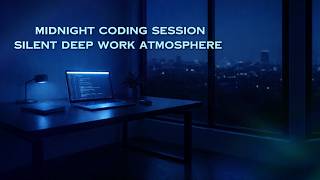 Midnight Coding Session — Silent Deep Work Atmosphere (2 Hours) #coding #deepfocus #ambient