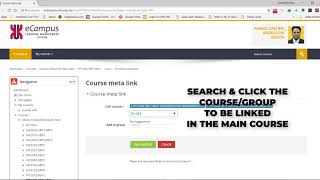 How to Create Course Meta Link