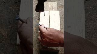 suara memaku kayu #martil #paku #shorts