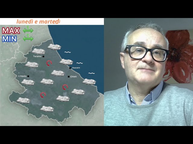 previsioni in pillole del tempo in Abruzzo dal 2 all'8 marzo