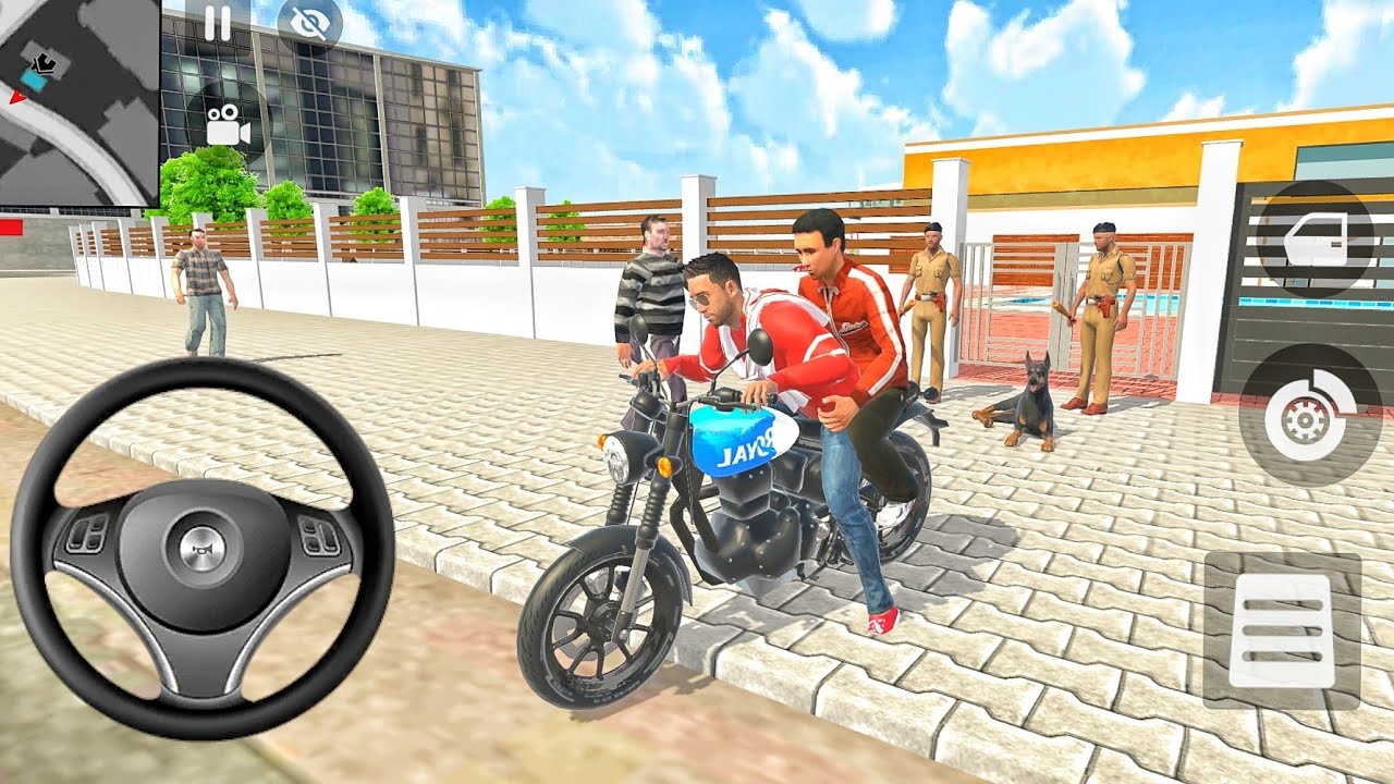 On a Bullet with Papa in house 😱 game play 😯bike driving 2025 offline 🔥 mobile game offline 🔥 Riya 🆕