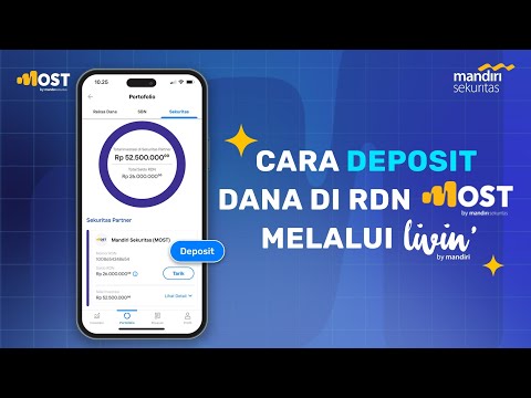 Cara Deposit Dana Di RDN MOST Melalui Livin