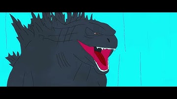 Godzilla vs Ion Dragon Animation (Godzilla