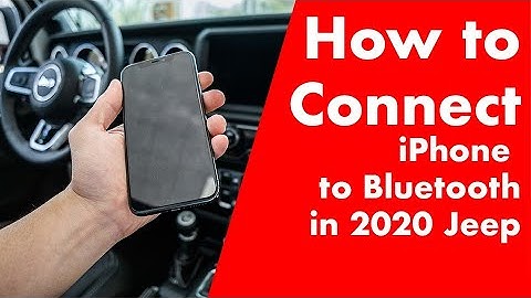 How to Sync Phone via Bluetooth in 2020 Jeep
