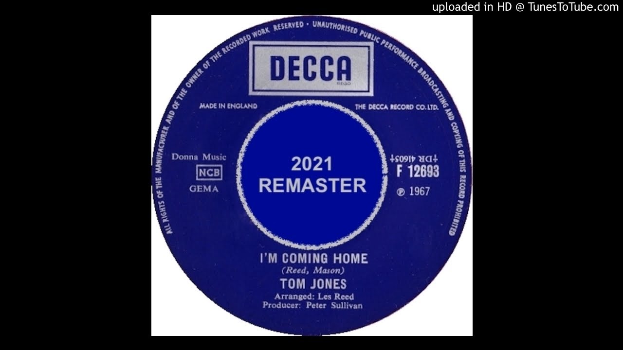 Tom Jones (1967) – I'm Coming Home [2021 Remaster]