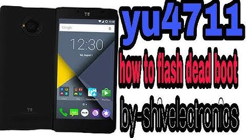 YU YUNIQUE YU4711 FRP DEAD HANG ON LOGO FLASHING NO NEED FASTBOOT WITH QCFIRE QUALCOMM SNAPDRAGON