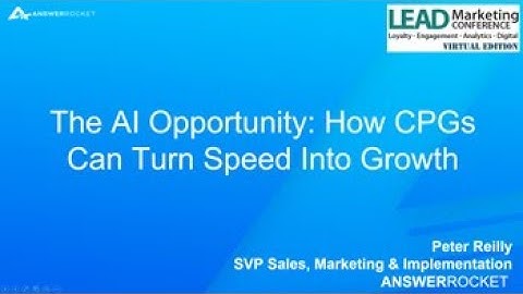 The AI Opportunity: How CPGs Can Turn Speed into Growth