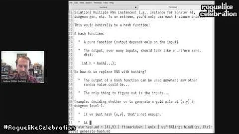 Andrew Clifton - Don't generate, hash! (Or, how I ...
