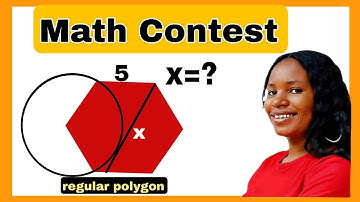 A Nice geometry math question on polygons and circles| find x