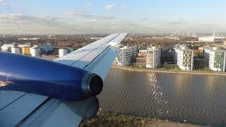 RARE British Airways Saab 2000 ✈ Steep Approach at London City Airport