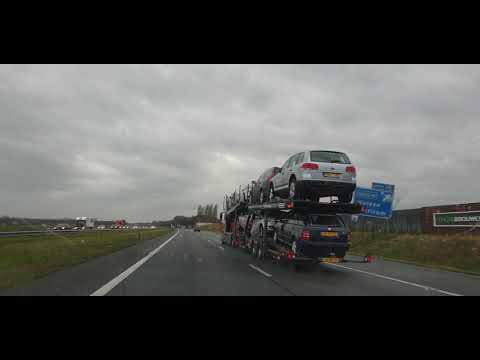 Dashcam Beelden Almere: A6/A27 Knooppunt Almere»A1 Knooppunt Eemnes»A1 Afrit Hilversum Noord.