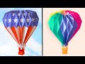 Origami Hot Air Balloon DIY Paper Craft Paper Hot Air Balloon Origami Origami Crafts 