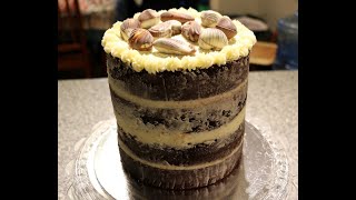 How To Bake and Ice A Naked Moist Celebration Chocolate Cake – Melissa’s Home Cooking screenshot 2