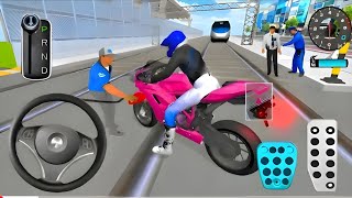 New Pink Bike For Parking - 3d Driving Class android game play || Car Game #gameplay #cargame screenshot 4