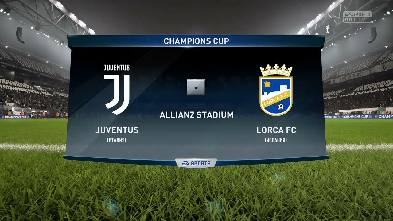 Ювентус(Турин) - Лорка(Лорка) 4 тур группового этапа Лиги Чемпионов FIFA 18 PS4