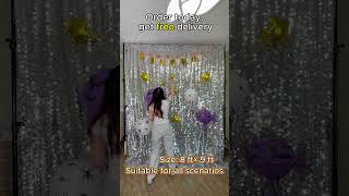 sequined fabric, backdrop cloth, table flag, tablecloth, chair cover customization - in stock