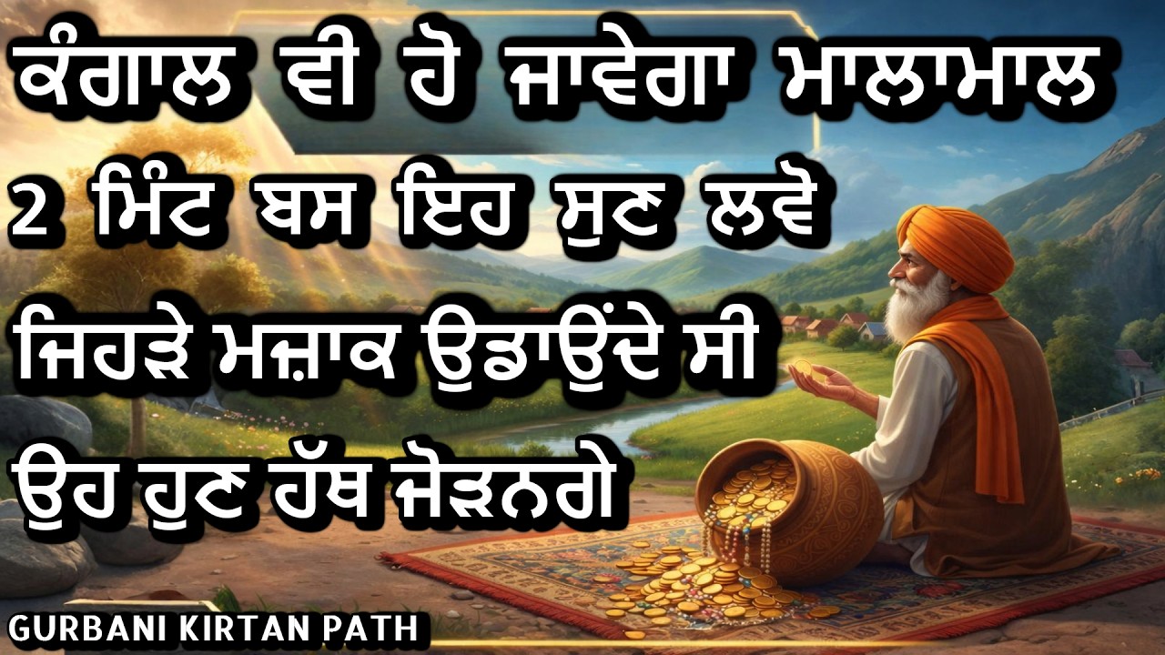ਕੰਗਾਲ ਵੀ ਮਾਲਾਮਾਲ ਹੋ ਗਏ ਇਹ ਜਾਦੂਈ ਪਾਠ ਸੁਣਕੇ | ਅਰਦਾਸ ਸਿਰੇ ਲਗੇਗੀ | Gurbani Kirtan Path LIVE🔴