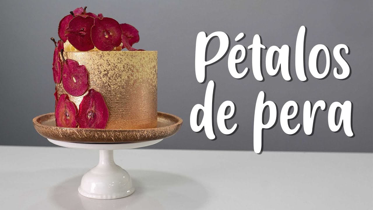 Técnicas Decoración Con Pétalos De Pera Cristalizadas