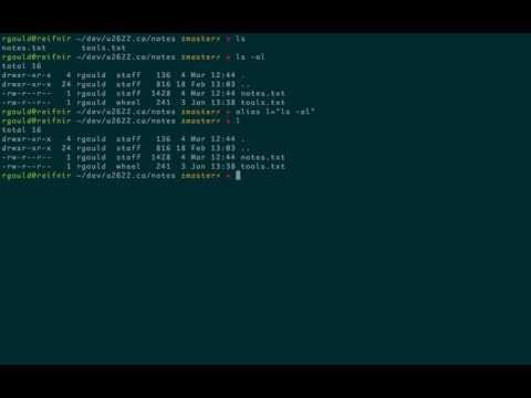 Using Shell History to Create Aliases