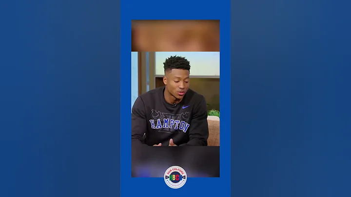 Hampton University football player Byron Perkins w...