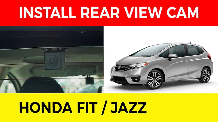 Rear View Camera Install Honda Fit / Jazz 📷 🚘