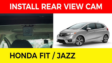 Rear View Camera Install Honda Fit / Jazz 📷 🚘