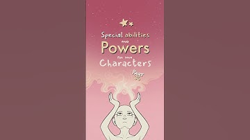 special ability and power ideas for your characters, part 36 🪷#writing #oc #originalcharacter #art