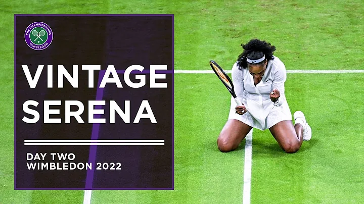 Serena's Spectacular Drop Shot | Wimbledon 2022