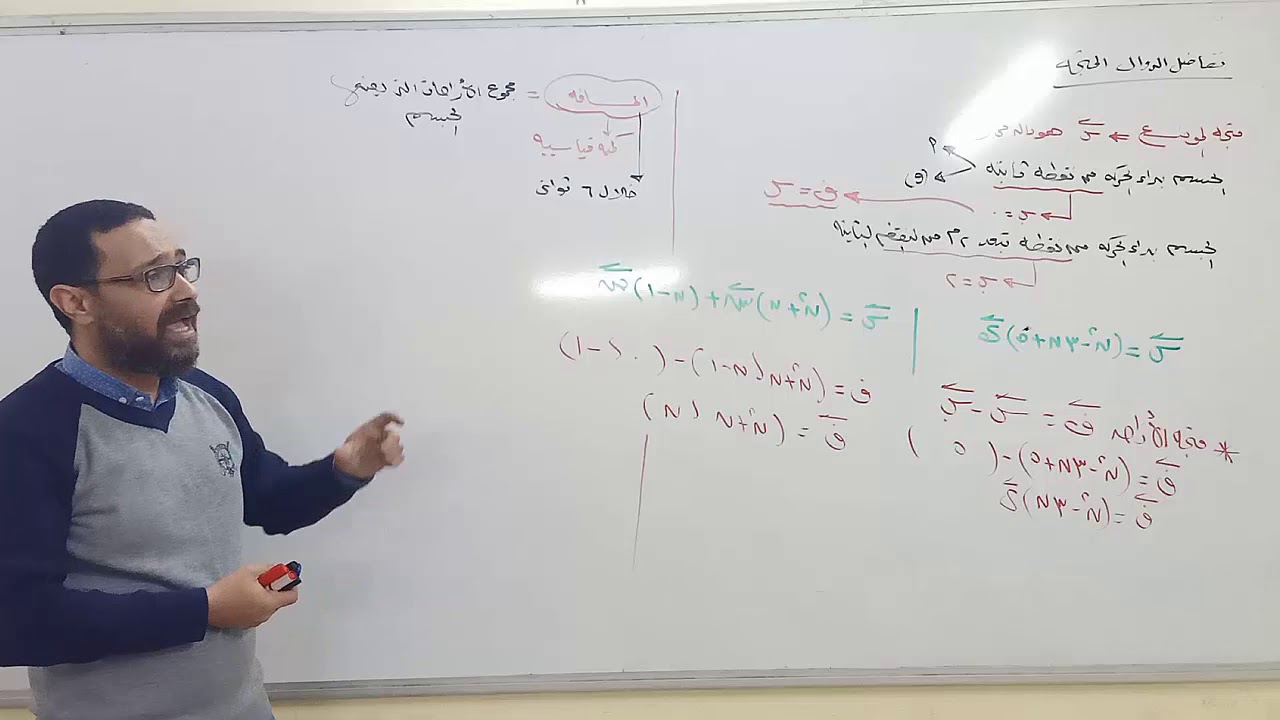 تفاضل وتكامل الدوال المتجهه ديناميكا 3ث مستر/فتحي رمسيس